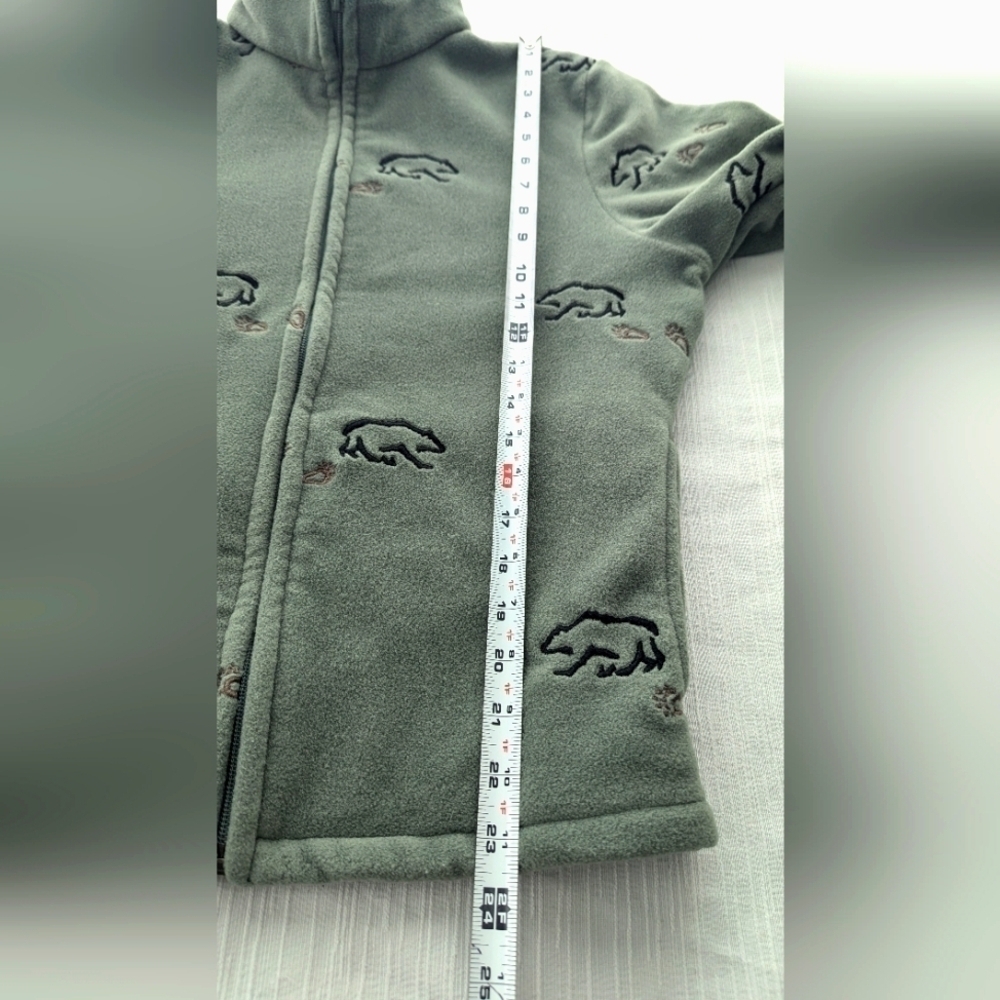 Woolrich woman's Fleece Polar Bear Jacket Size S - Picture 11 of 12